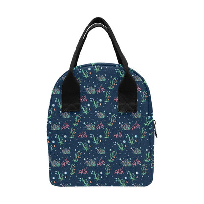 Seaweed Print Design LKS306 Insulated Lunch Bag