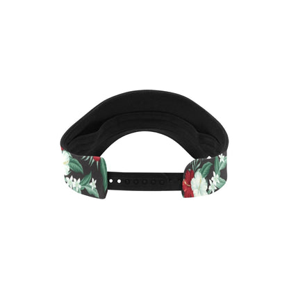 Tropical Flower Print Design LKS303 Unisex Sun Visor