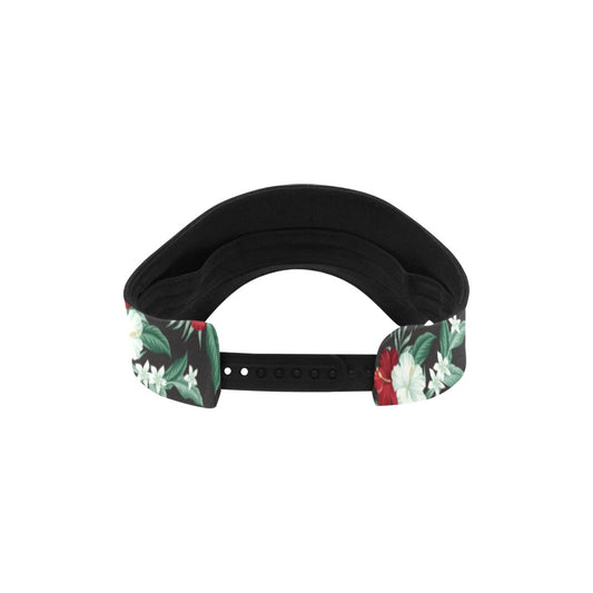 Tropical Flower Print Design LKS303 Unisex Sun Visor