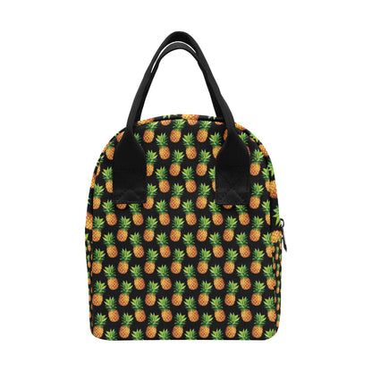 Pineapple Cute Print Design Pattern Insulated Lunch Bag