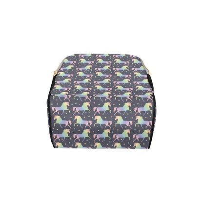 Rainbow Pattern Print Design A05 Diaper Bag Backpack