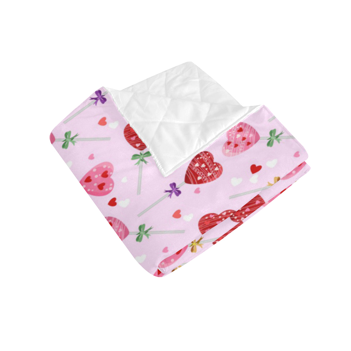Lollipop Pattern Print Design LL07 Premium Quilt