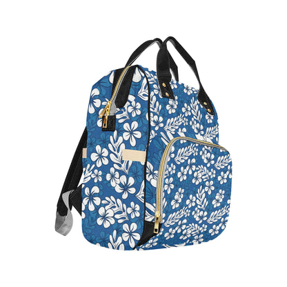 Plumeria Pattern Print Design PM015 Diaper Bag Backpack