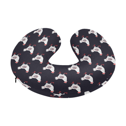 Chicken Pattern Print Design 03 U-Shaped Travel Neck Pillow