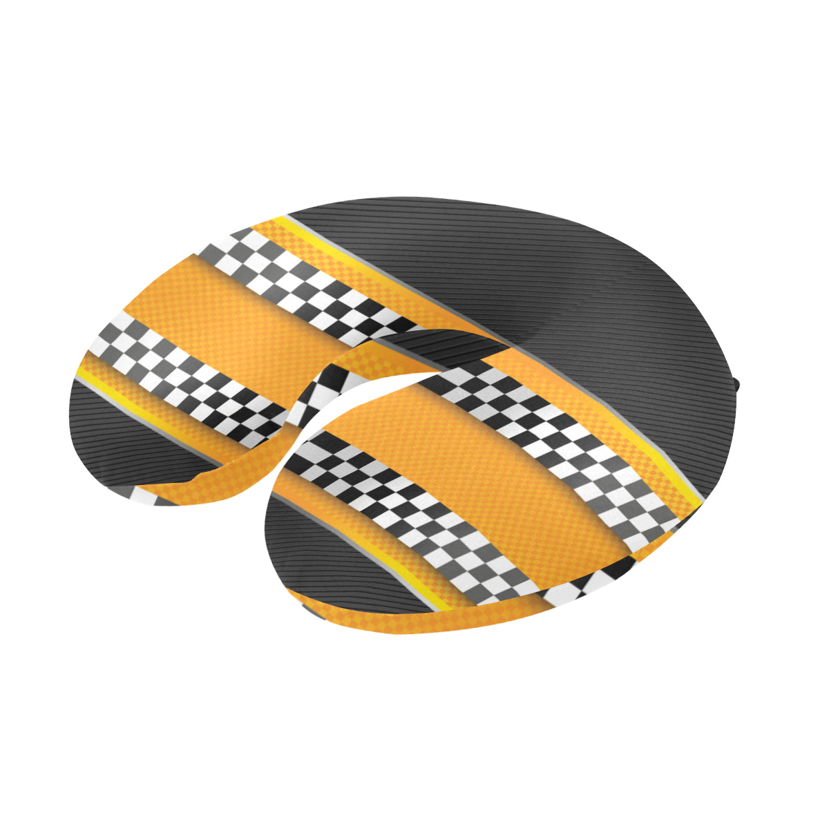 Checkered Pattern Print Design 01 U-Shaped Travel Neck Pillow