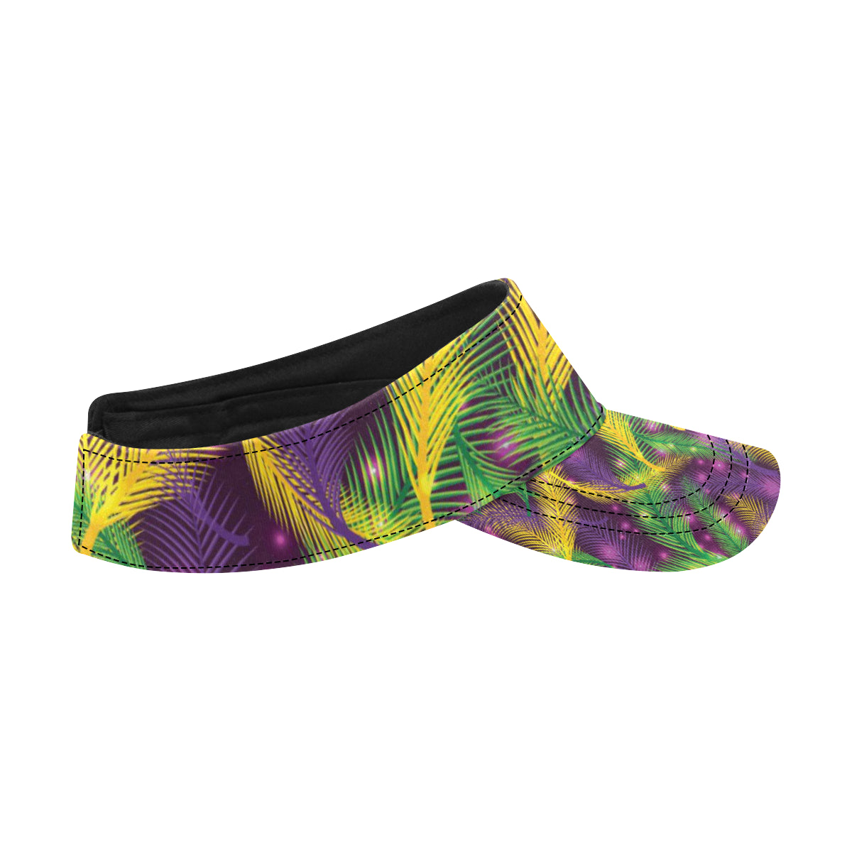 Mardi Gras Pattern Print Design 09 Unisex Sun Visor