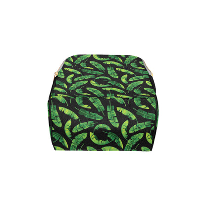 Banana Leaf Pattern Print Design BL02 Diaper Bag Backpack
