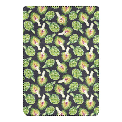 Artichoke Pattern Print Design 01 Women's Trifold Wallet