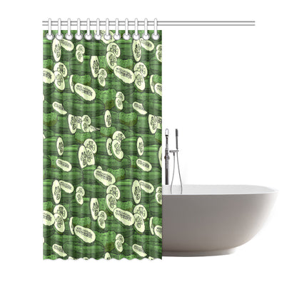 Cucumber Pattern Print Design CC01 Shower Curtain