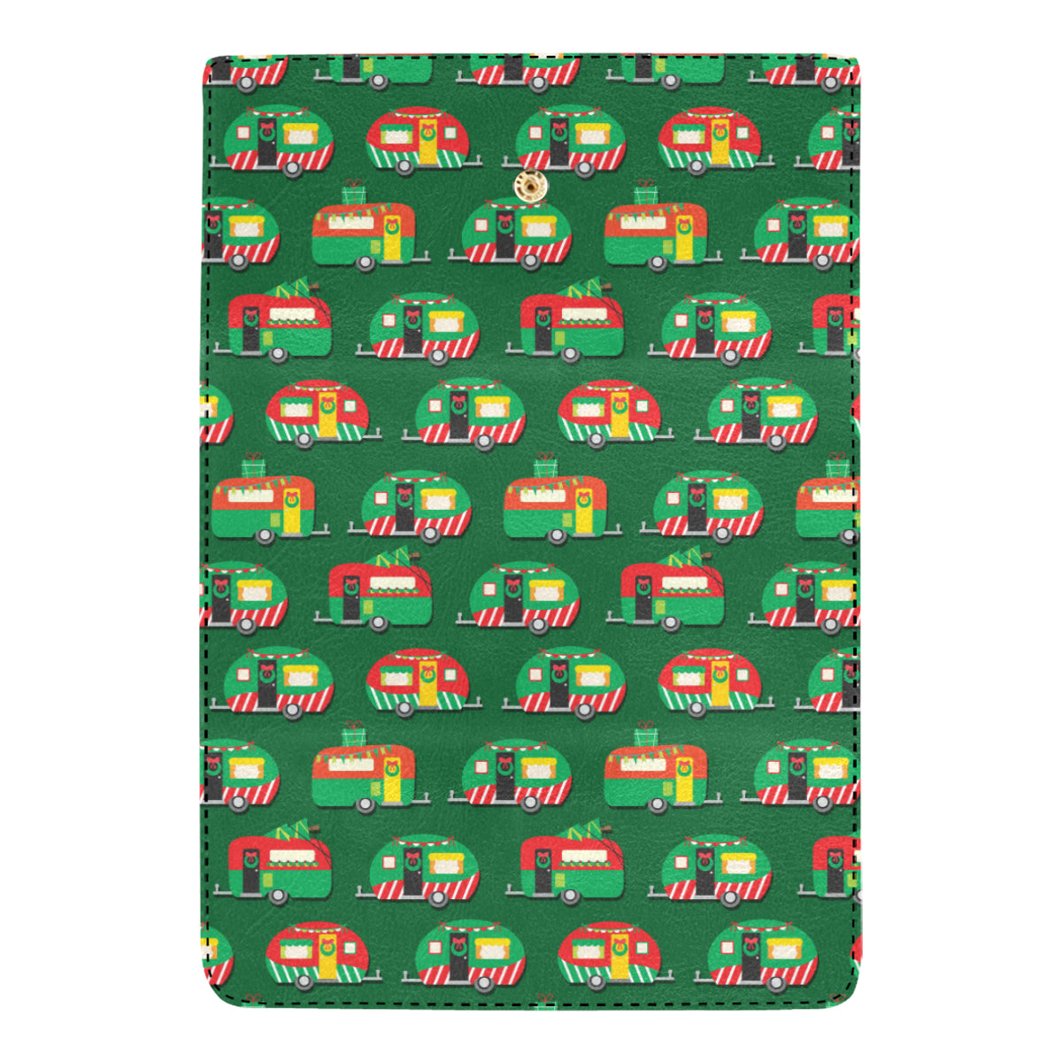 Camper Camping Christmas Themed Print Women's Trifold Wallet