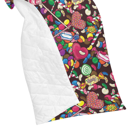 Candy Pattern Print Design CA02 Premium Quilt