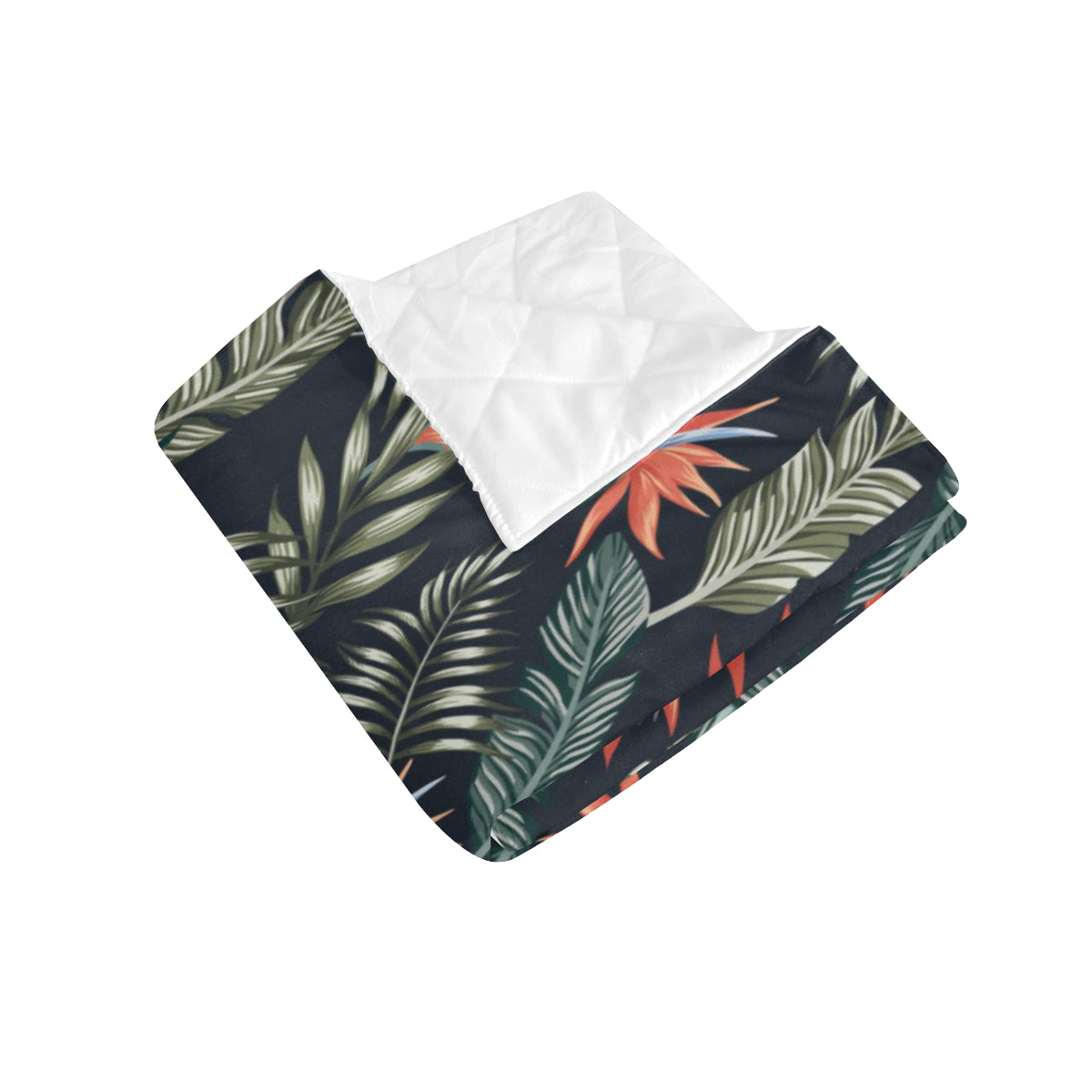 Bird Of Paradise Pattern Print Design BOP02 Premium Quilt