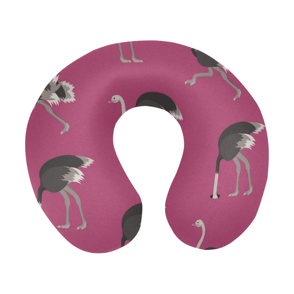 Emu Pattern Print Design 02 U-Shaped Travel Neck Pillow