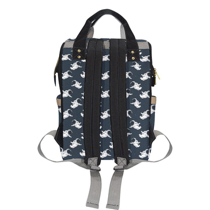 Astronaut Pattern Print Design 02 Diaper Bag Backpack
