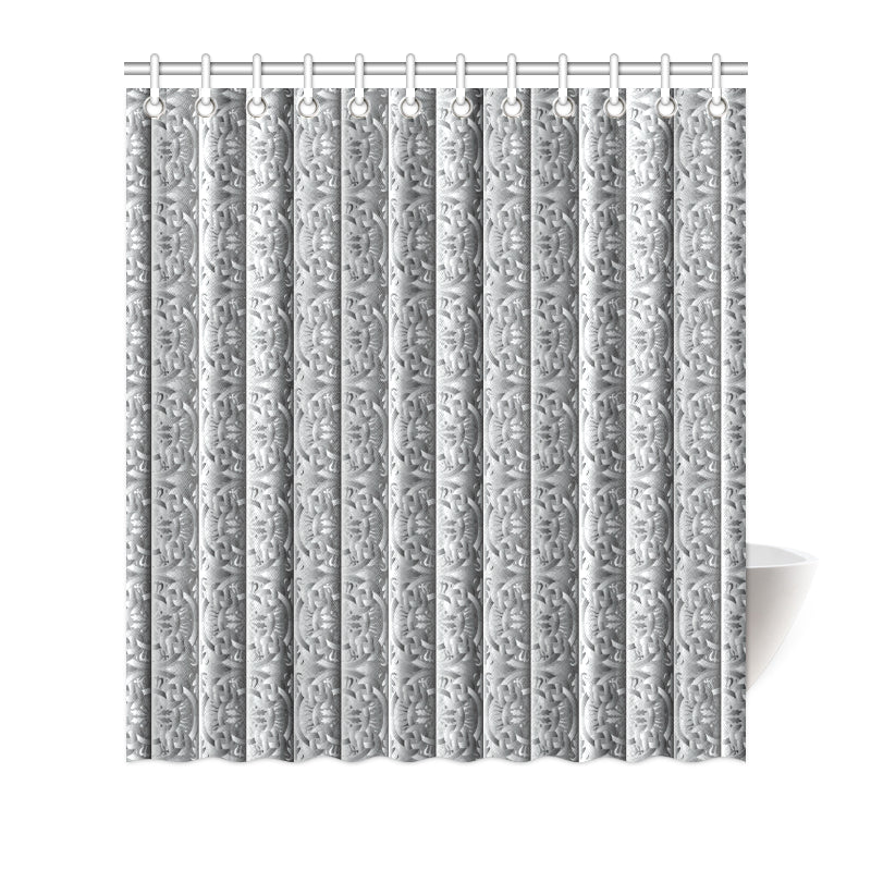 Celtic Pattern Print Design 03 Shower Curtain
