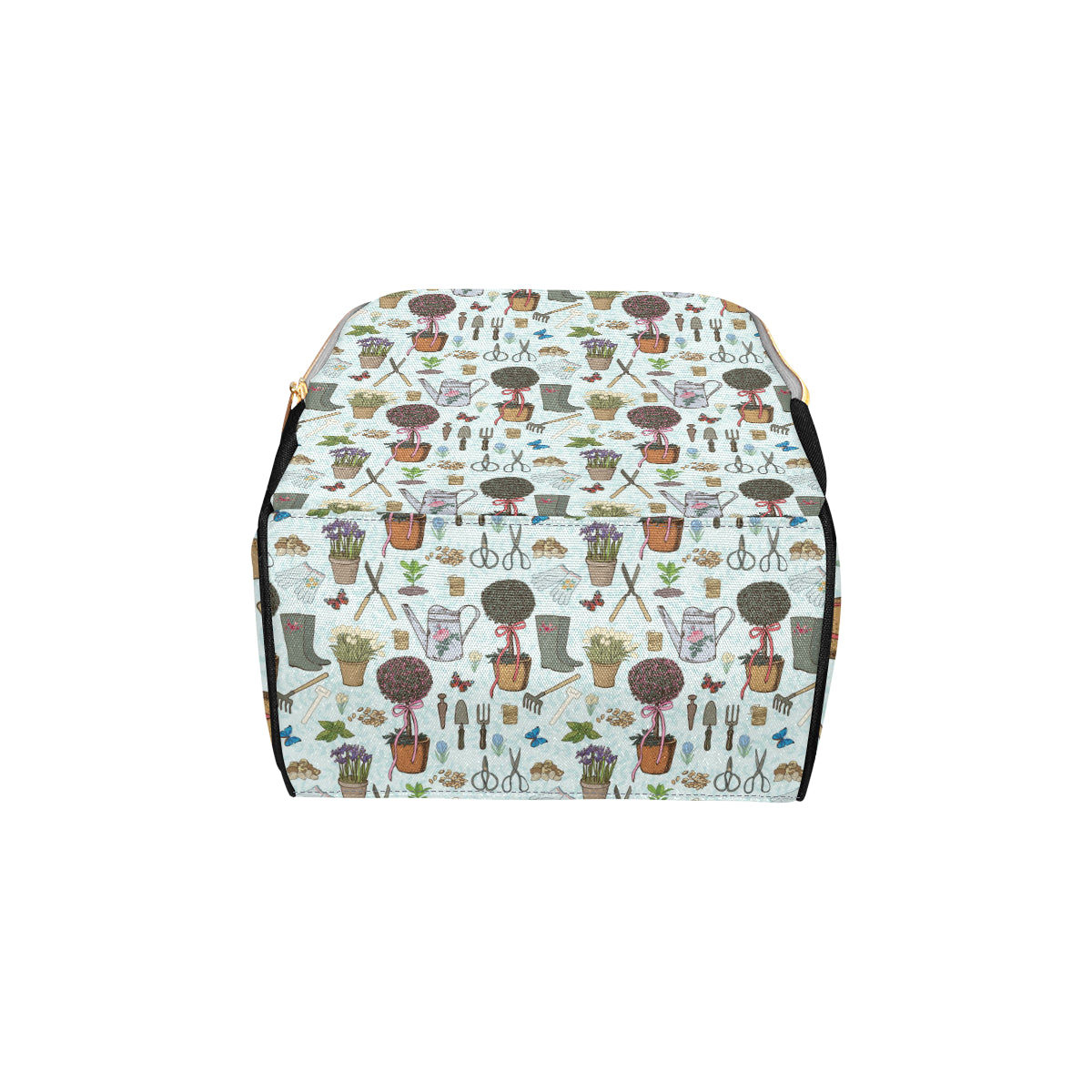 Gardening Pattern Print Design G01 Diaper Bag Backpack
