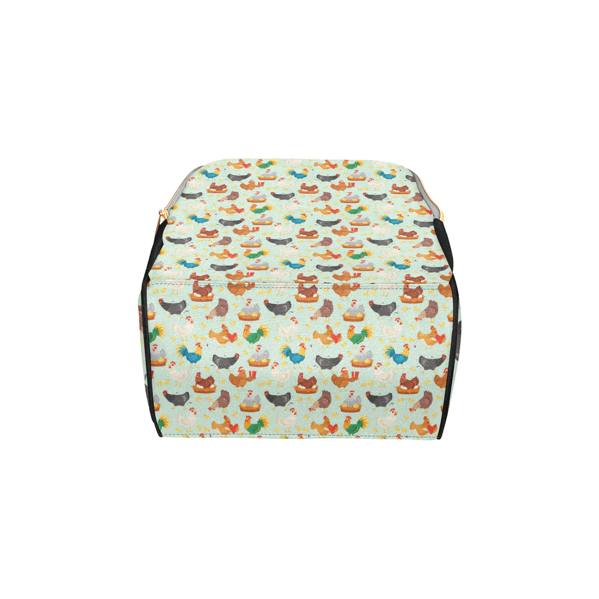 Chicken Pattern Print Design 07 Diaper Bag Backpack