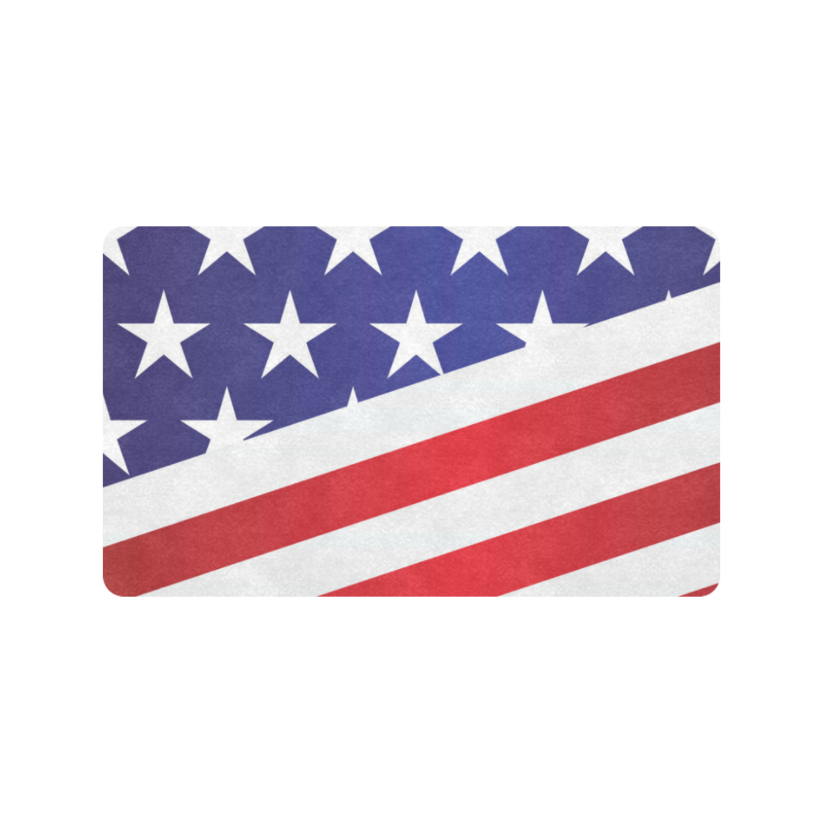 American flag Print Rubber Doormat