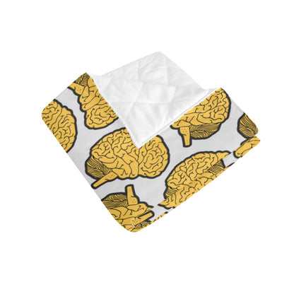 Psychology Pattern Print Design A01 Premium Quilt