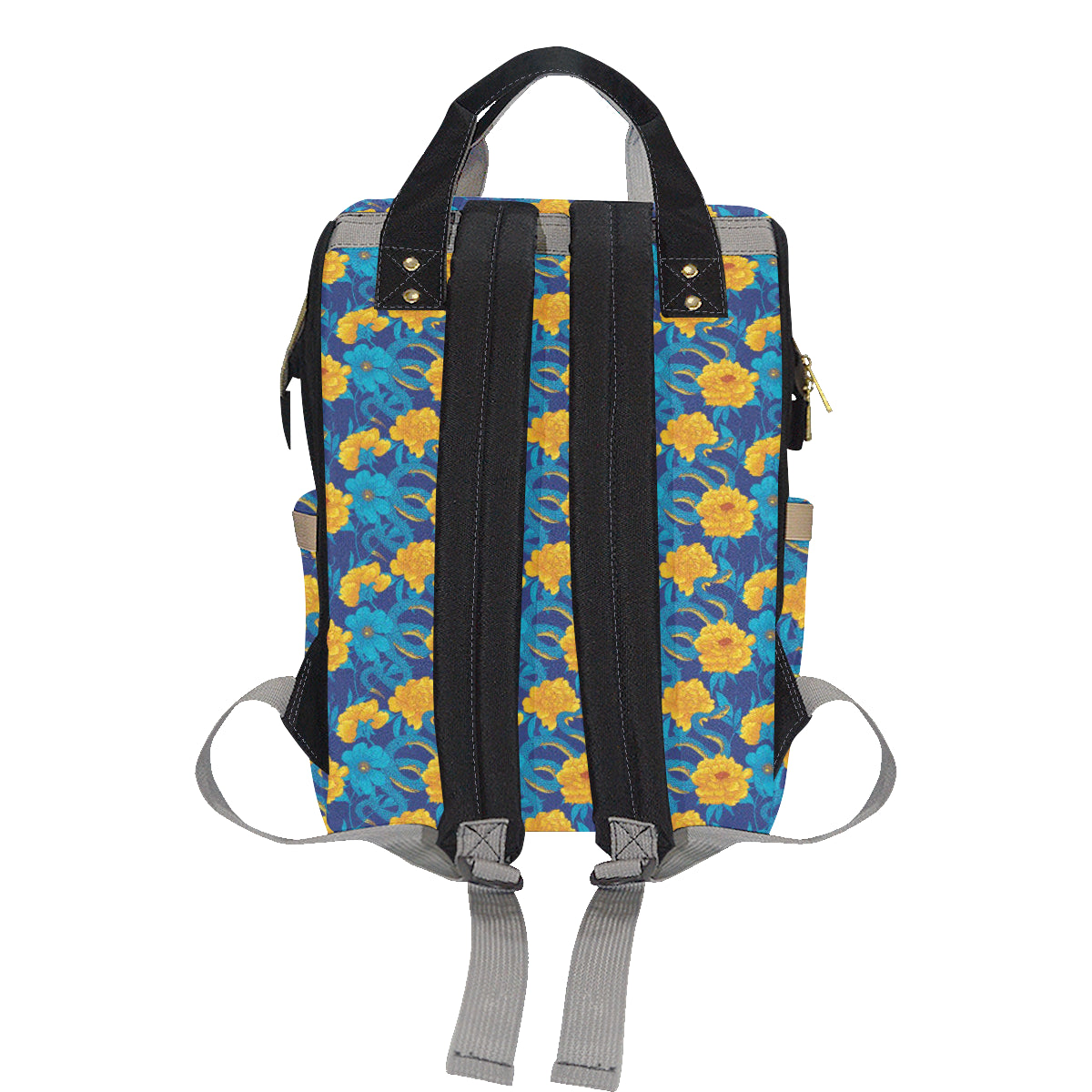 Boa Pattern Print Design 01 Diaper Bag Backpack