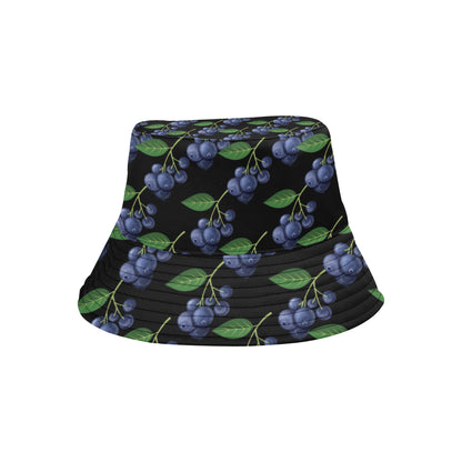 Blueberry Pattern Print Design BB01 Unisex Bucket Hat