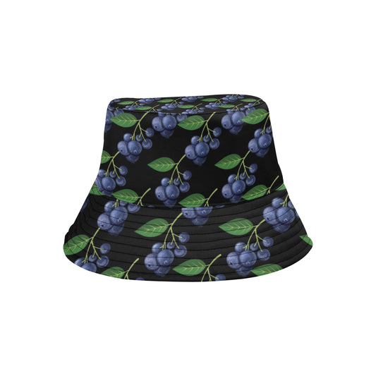 Blueberry Pattern Print Design BB01 Unisex Bucket Hat