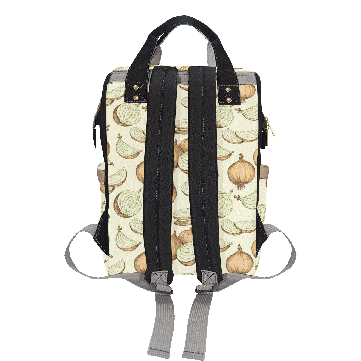 Onion Pattern Print Design A02 Diaper Bag Backpack