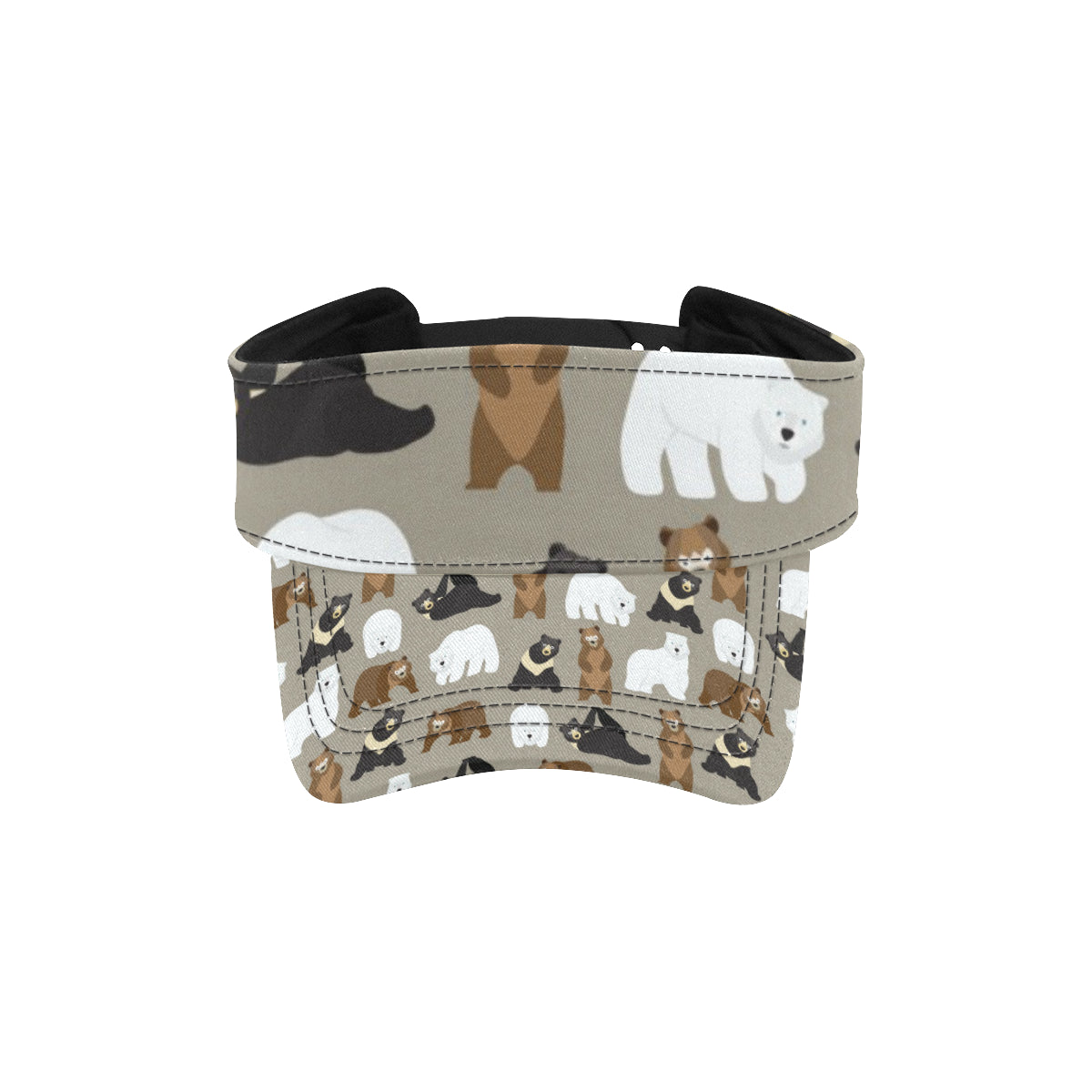 Bear Pattern Print Design BE03 Unisex Sun Visor