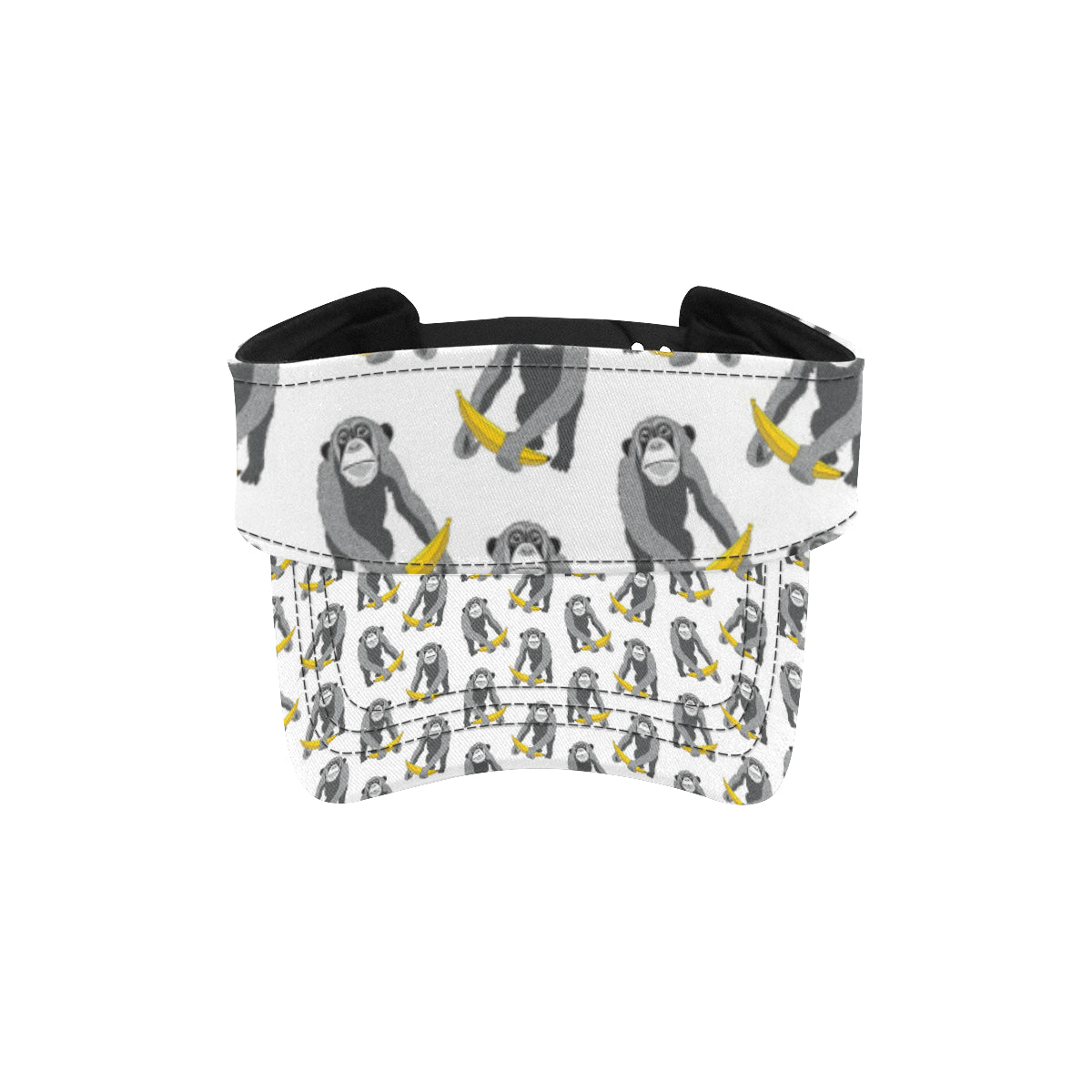 Chimpanzee Pattern Print Design 05 Unisex Sun Visor