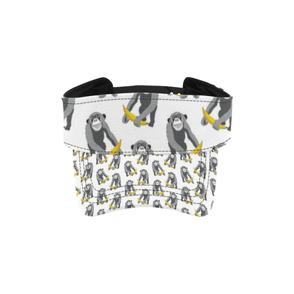 Chimpanzee Pattern Print Design 05 Unisex Sun Visor