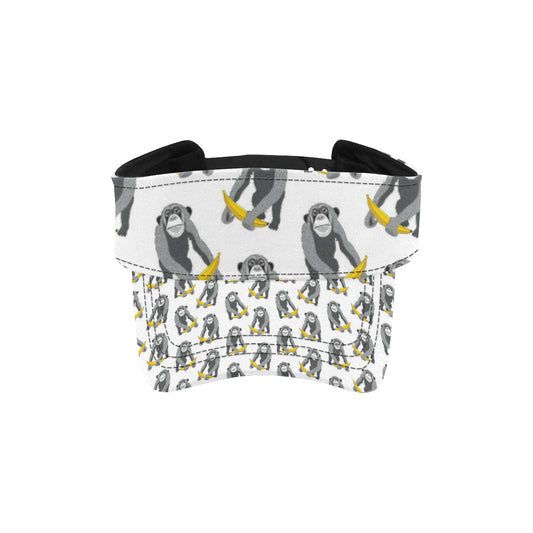 Chimpanzee Pattern Print Design 05 Unisex Sun Visor