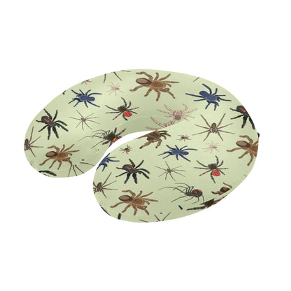 Tarantula Pattern Print Design 02 U-Shaped Travel Neck Pillow