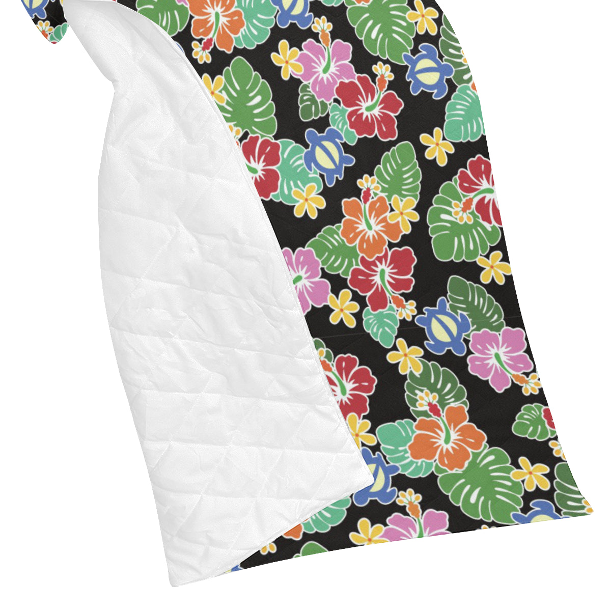 Hawaiian Themed Pattern Print Design H010 Premium Quilt