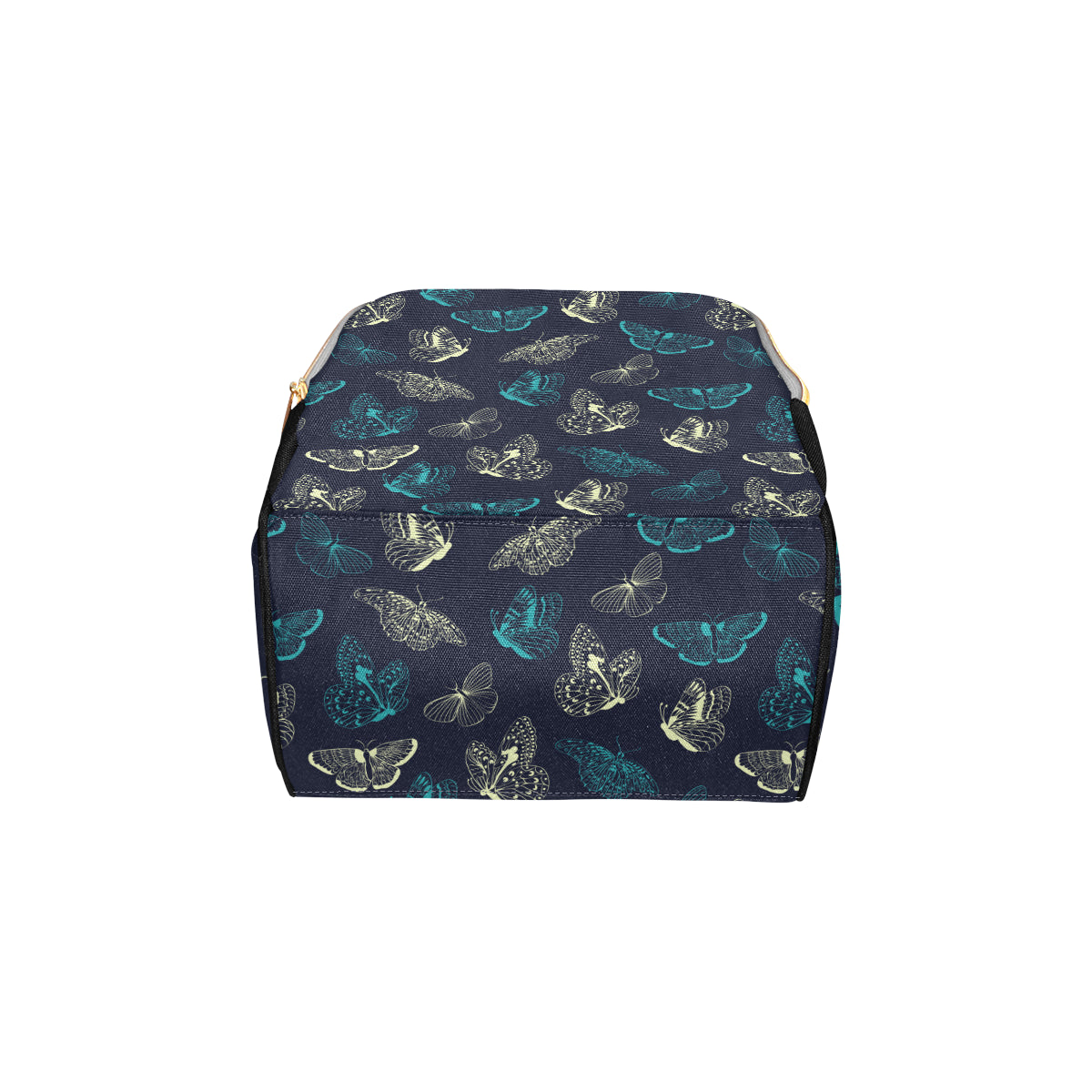 Monarch Butterfly Pattern Print Design 01 Diaper Bag Backpack