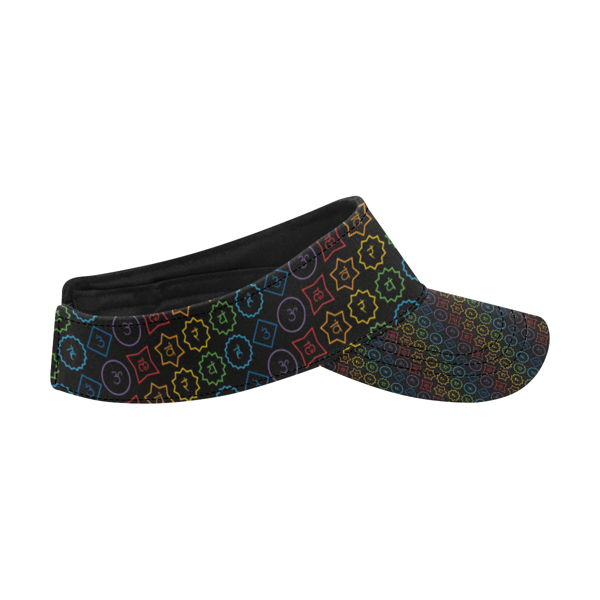 Chakra Colorful Symbol Pattern Unisex Sun Visor