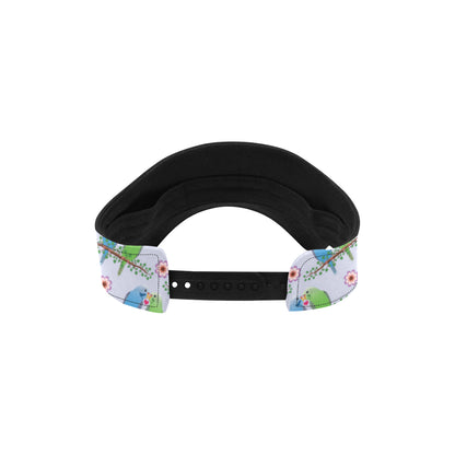 Budgerigar Pattern Print Design 05 Unisex Sun Visor