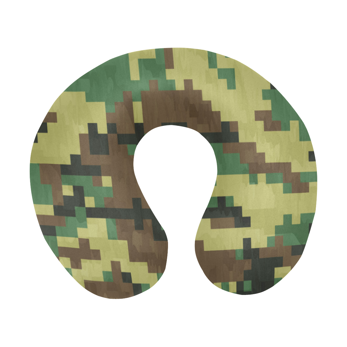 ACU Army Digital Pattern Print Design 02 U-Shaped Travel Neck Pillow