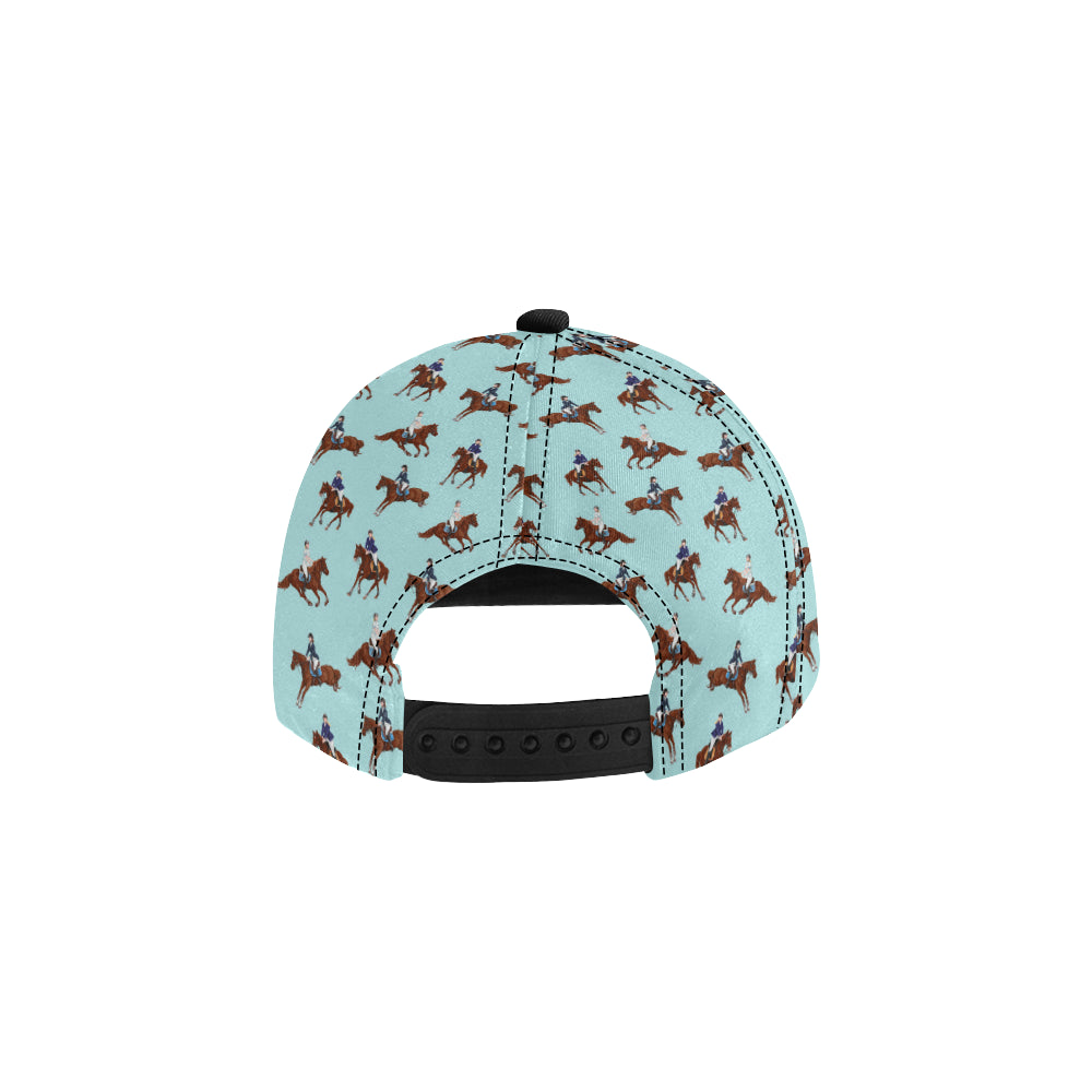 Equestrian Horse Riding Snapback Cap