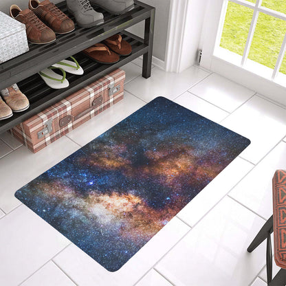 Celestial Milky way Galaxy Rubber Doormat