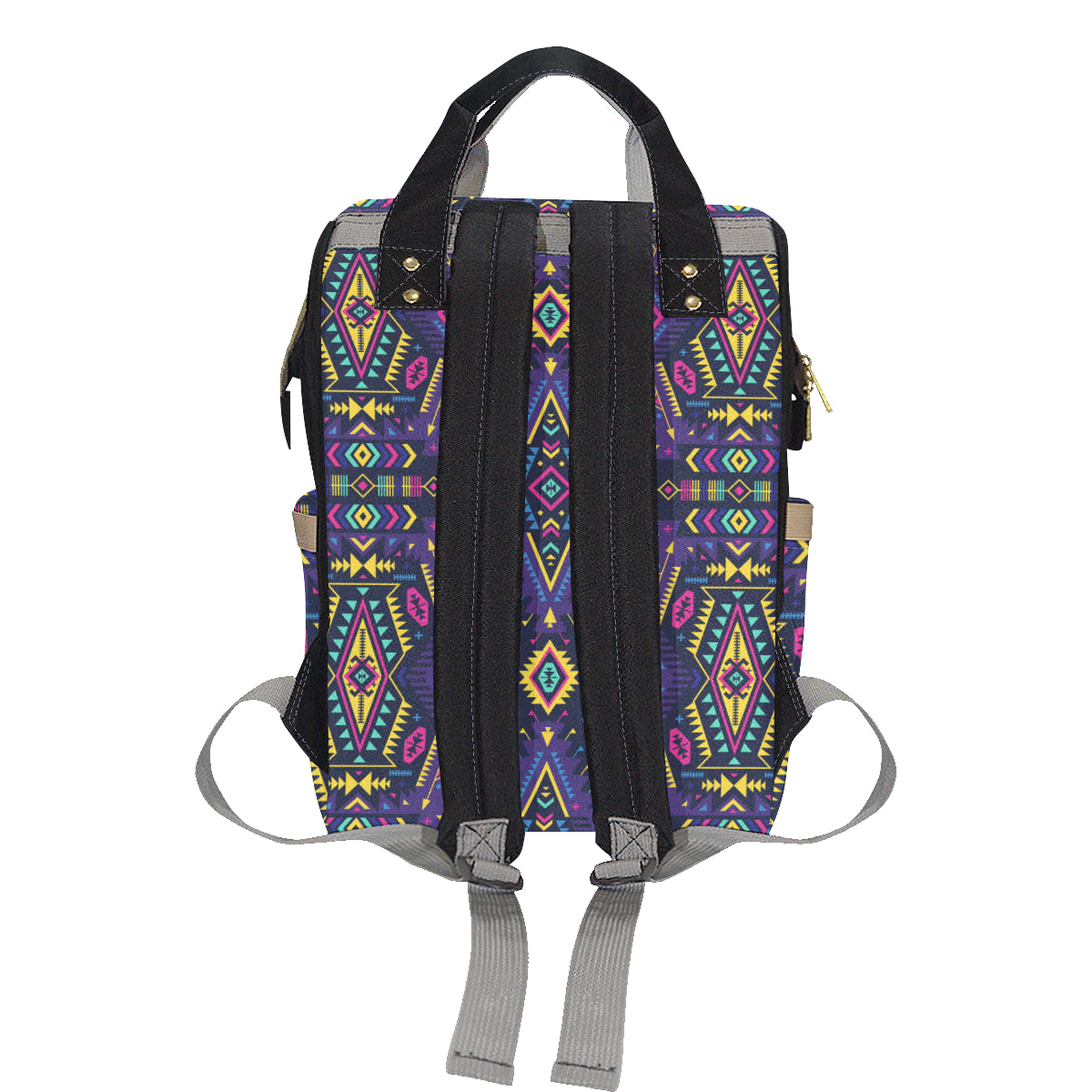 Aztec Pattern Print Design 07 Diaper Bag Backpack