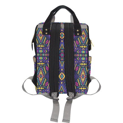 Aztec Pattern Print Design 07 Diaper Bag Backpack