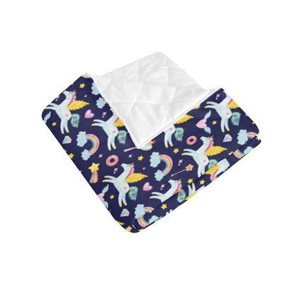 Pegasus Pattern Print Design 05 Premium Quilt