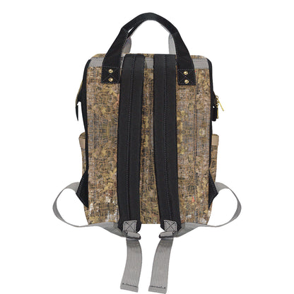Camouflage Realtree Pattern Print Design 01 Diaper Bag Backpack