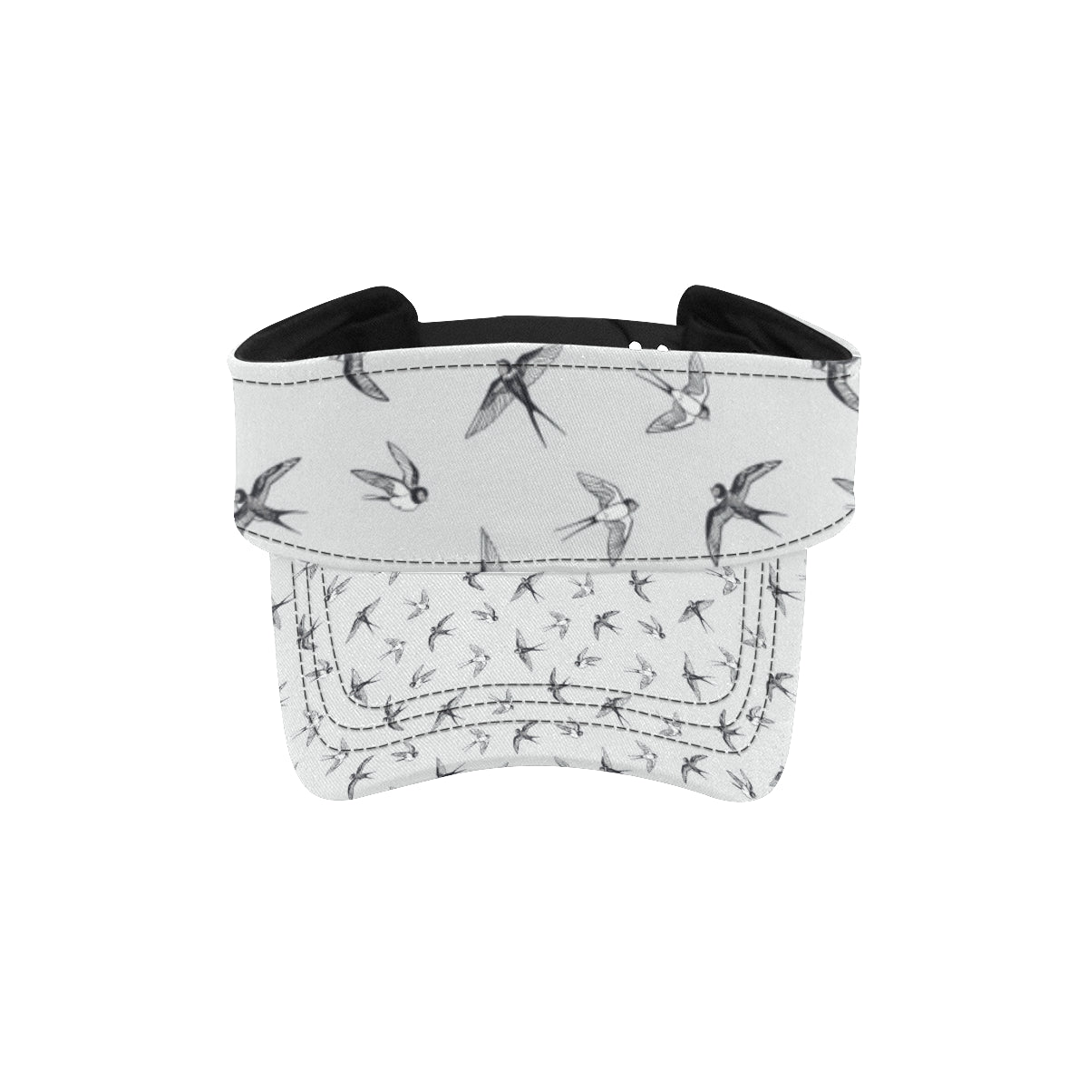 Swallow Bird Pattern Print Design 04 Unisex Sun Visor