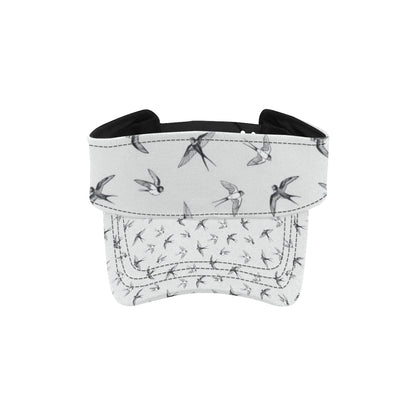 Swallow Bird Pattern Print Design 04 Unisex Sun Visor