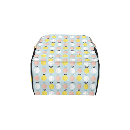 Citrus  Pattern Print Design 03 Diaper Bag Backpack