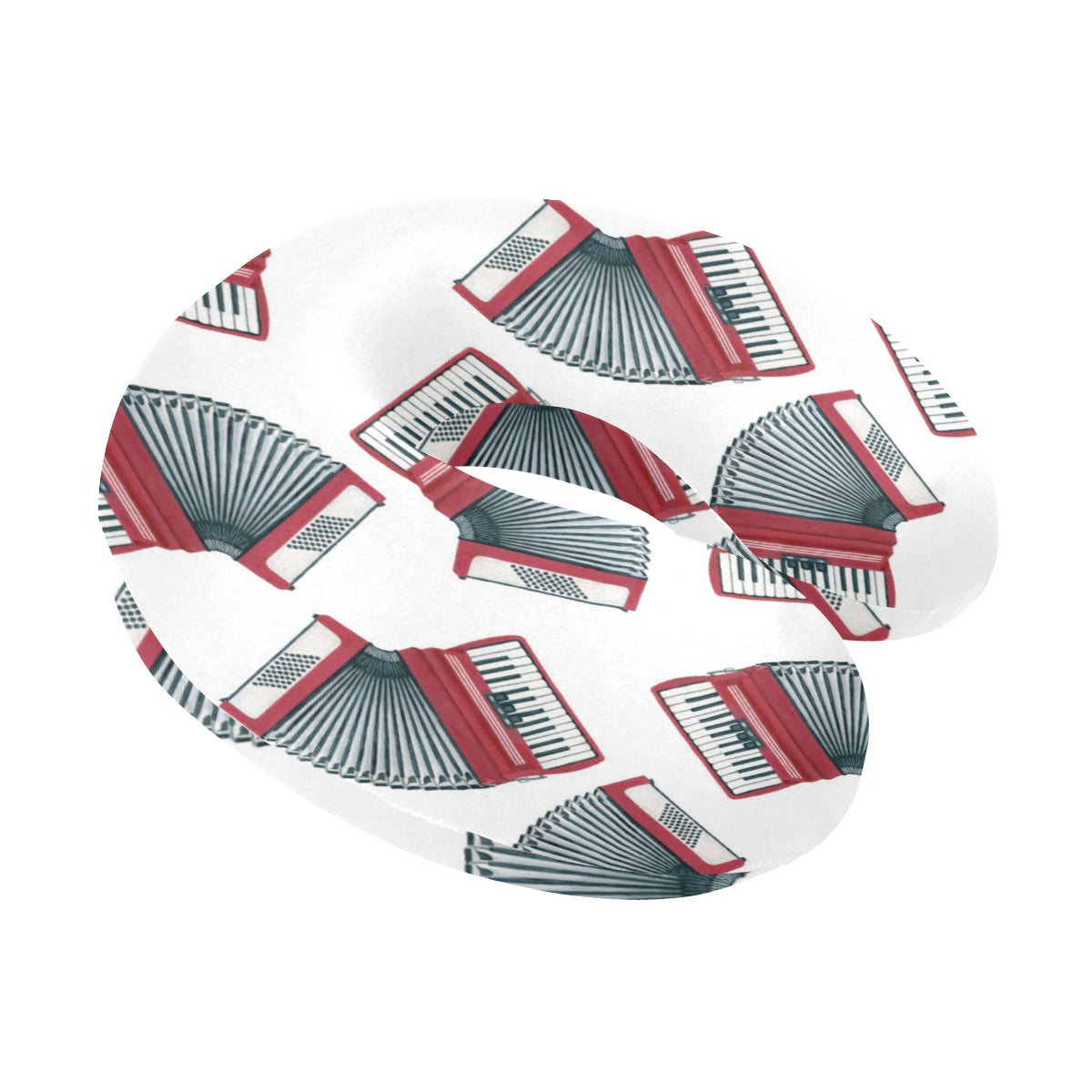 Accordion Pattern Print Design 03 U-Shaped Travel Neck Pillow
