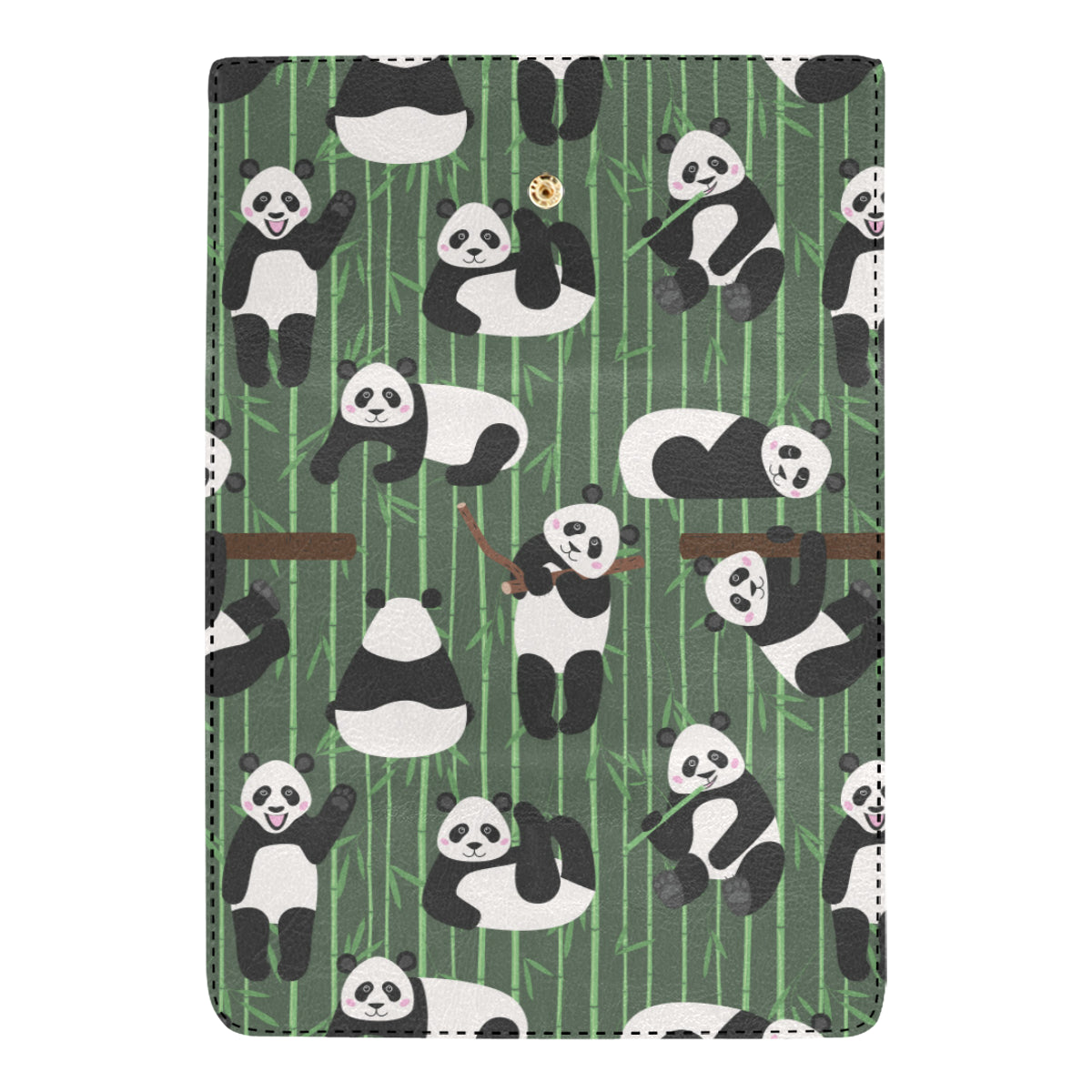 Panda Pattern Print Design A04 Women's Trifold Wallet