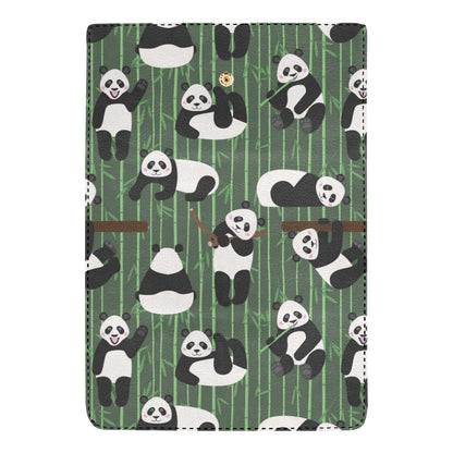 Panda Pattern Print Design A04 Women's Trifold Wallet