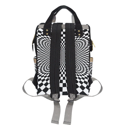 Optical illusion Projection Torus Diaper Bag Backpack